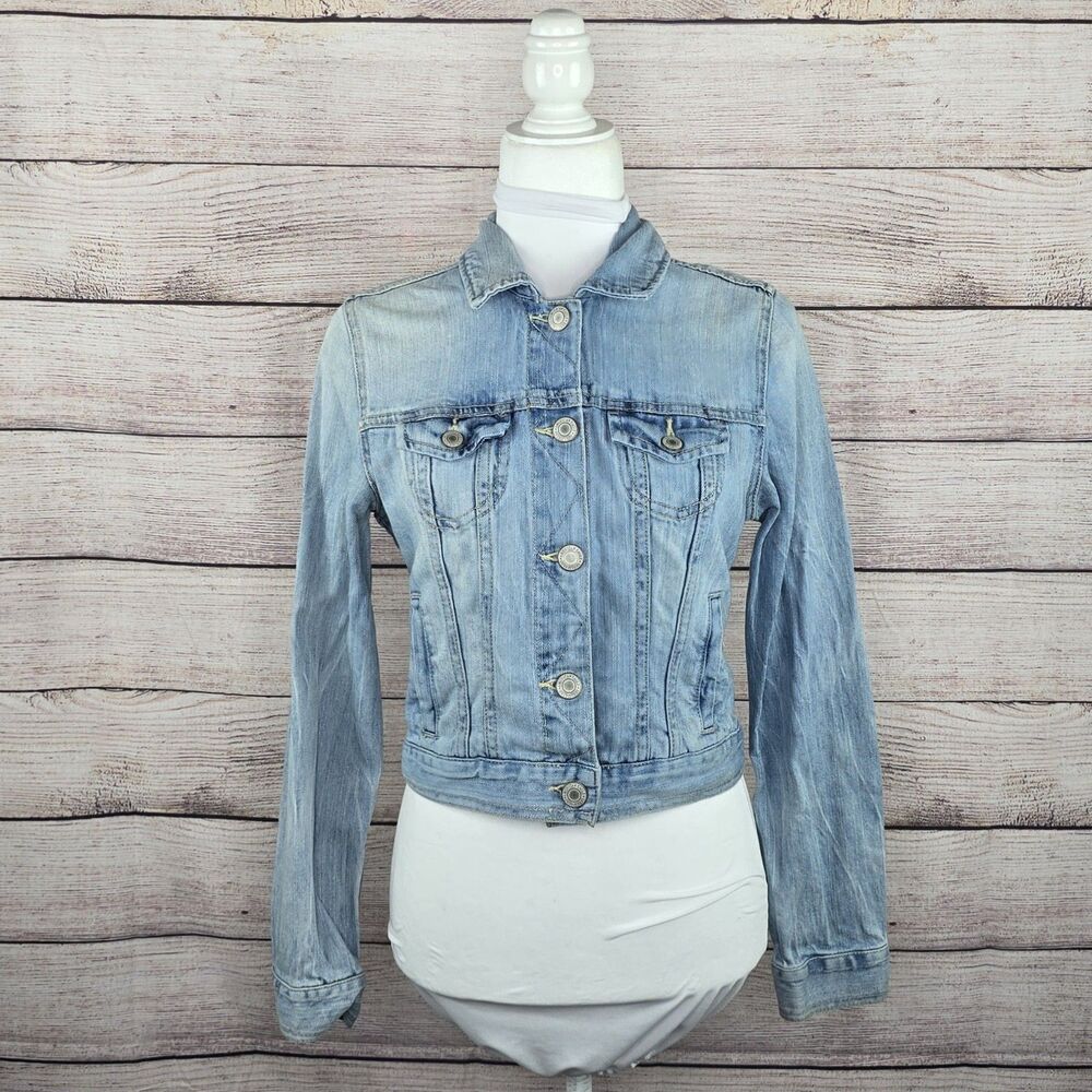 American Eagle Western Aztec Boho Embroidered Jea… - image 1